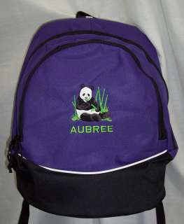 Zebra Blue Backpack school book bag PERSONALIZED NEW  