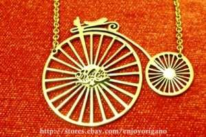 VTG InspirationBIG BICYCLE WHEELSBIKE Design Necklace  