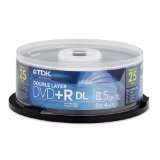 10 discs TDK Dual/Double Layer DVD+R DL 8X Blank Disc  