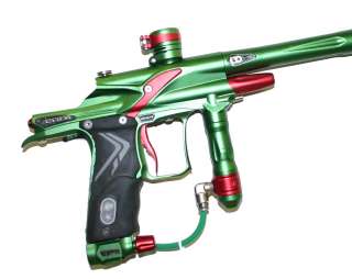   2008 Planet Eclipse Ego 8 Paintball Gun Marker   Green / Red  