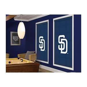  San Diego Padres MLB Roller Window Shades up to 36 x 72 