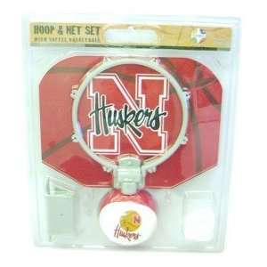  Nebraska Huskers Basketball Hoop Set