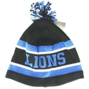  Detroit Lions Reebok Cuffless Ball Top Beanie Hat Sports 