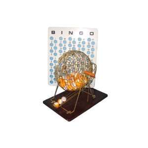  Professional Brass Coated Bingo Set: Sports & Outdoors