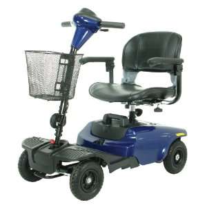  Drive Medical Bobcat 4 Wheel Compact Scooter, Blue 