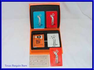 VINTAGE PLAYING CARD GAME SETS ~Hoyle & Parker Brothers  