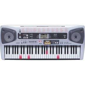 casio lighted 61 key , keyboard with synth tones  