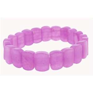  Mini Section Stretch Bracelet   Purple Jade Jewelry