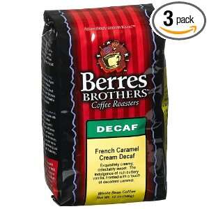 Berres Brothers Coffee Roasters French Caramel Decaf Cream Coffee 
