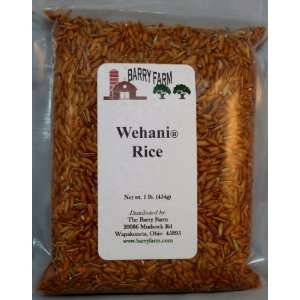 Wehani Brown Rice, 1 lb.  Grocery & Gourmet Food