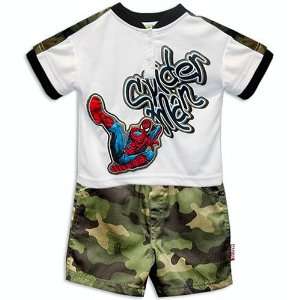   Clothing Shirt and Camouflage Shorts 2pc Set 3T 