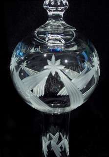   1989 Christmas Lights Crystal Tree Top Topper Holiday Star MIB  