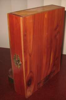 1958 HOLY BIBLE MEMORIAL Wood Case Carpenters Union Christian Religion 