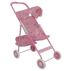  Pink Umbrella Doll Stroller for Baby Dolls Toys & Games