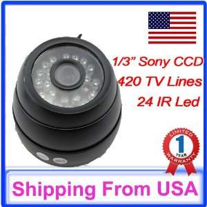   Super HAD CCD Outdoor Security Night Vision Dome Cctv Camera Ntsc Us