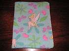   tink tinker pixie fairy handmade Journal fabric composition cover