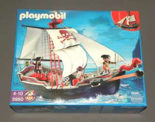 Playmobil Pirates Construction Toy Set 5950 Skull and & Bones Pirate 
