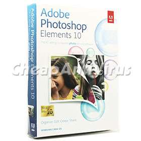 Adobe Photoshop Elements 10   Windows PC / Mac (New Retail Box)  