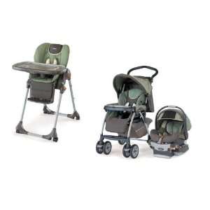  Chicco High Chair & Travel System in Adventure Baby
