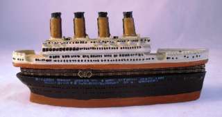 Titanic Passenger Liner Cruise Ship Trinket Box New  