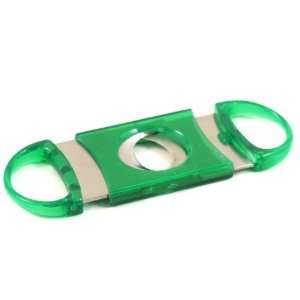    Green Acrylic & Stainelss Guillotine Cigar Cutter: Home & Kitchen