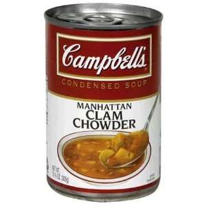 Campbells Manhattan Clam Chowder Soup   12 Pack  Grocery 