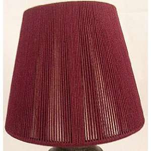 BURGUNDY, CHANDELIER, or, CANDLE LIGHTS, CLIP ON, LAMP SHADES, SHADE 