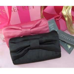    Victorias Secret Pink Satin Clutch Bag Purse 