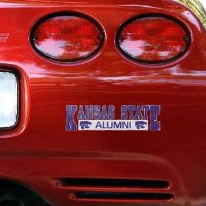  NCAA Kansas State Wildcats Alumni Car Decal: Sports 