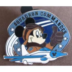 Disney MICKEY SQUADRON COMMANDER COLLECTOR PIN Armed Forces Collection 