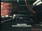 Denon Car Stereo Brochures 1988