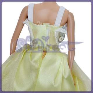 NEW Princess Party Sequin Dress Gown for Barbie Dolls  