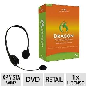 Nuance Dragon Naturally Speaking 11.5 Home Headset Full Version Seald 