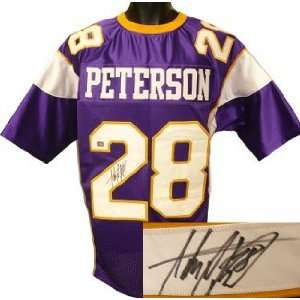 Adrian Peterson Signed Uniform   Purple Prostyle   Autographed NFL 