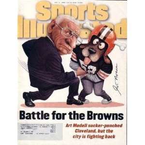 Art Modell (Cleveland Browns) Sports Illustrated Magazine