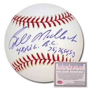 Bill Madlock Pittsburgh Pirates Hand Signed Rawlings MLB Baseball with 