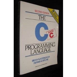   ANSI C by Ritchie Kernighan ( Paperback   June 1, 1990)   Import
