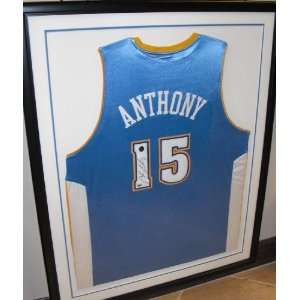 Carmelo Anthony Signed Jersey   ~ Custom Framed
