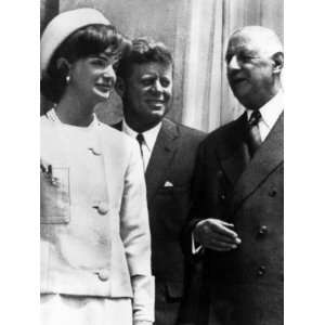  Kennedy, President John F. Kennedy and French President Charles 