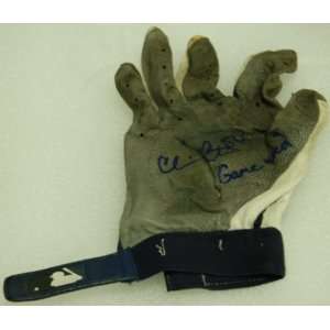 Chris Carter New York Mets Signed Game Used Glove   Autographed MLB 
