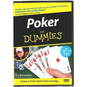    Poker for Dummies DVD with Chris Moneymaker