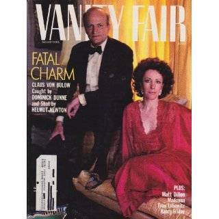 Vanity Fair Magazine, August 1985, Claus von Bulow cover by Tina Brown 