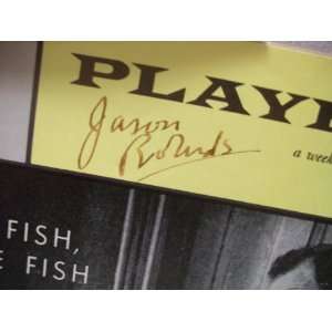  Robards, Jason Hume Cronyn Playbill Signed Autograph Big 