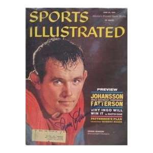  Ingemar Johansson autographed Sports Illustrated Magazine 