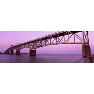 George P. Coleman Bridge over York River, Yorktown, Virginia, USA 