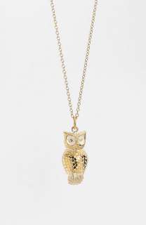Anna Beck Animals Long Owl Pendant Necklace  