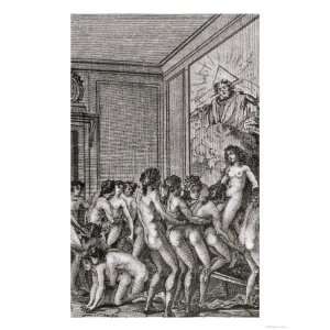 com An Orgy, Illustration from Histoire De Juliette by the Marquis 