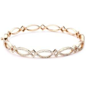  Katie Decker Eternity 18k Rose Gold and Diamond Bracelet 