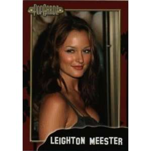 Leighton Meester PopCardz Star Collector Card. Series One, No. 37 