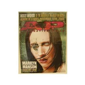 Marilyn Manson Holywood Poster